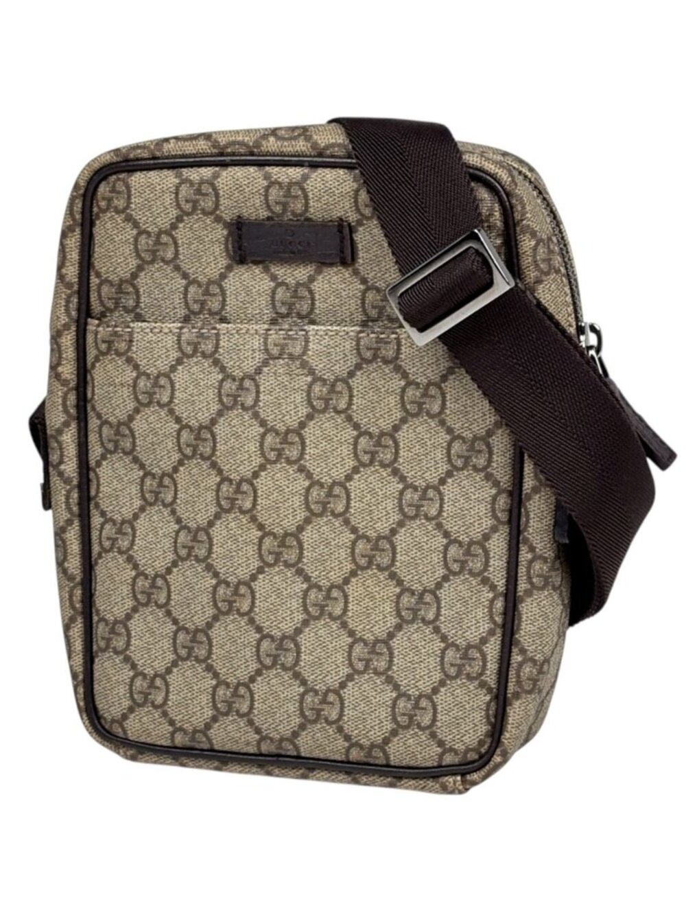 Gucci Shoulder Bag GG Pattern Brown